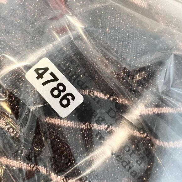 Scotch & Soda Sweater Women's Small Striped Lurex Black & Purple Knit Pullover - Picture 9 of 9